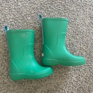 totes Kids Green Rain Boots